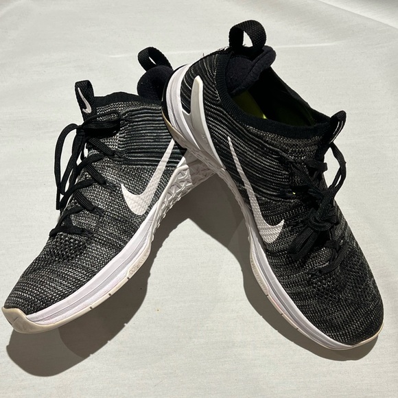 Nike Women's Metcon DSX Flyknit 2 Black White Oreo Shoes Size 10 - Picture 2 of 13